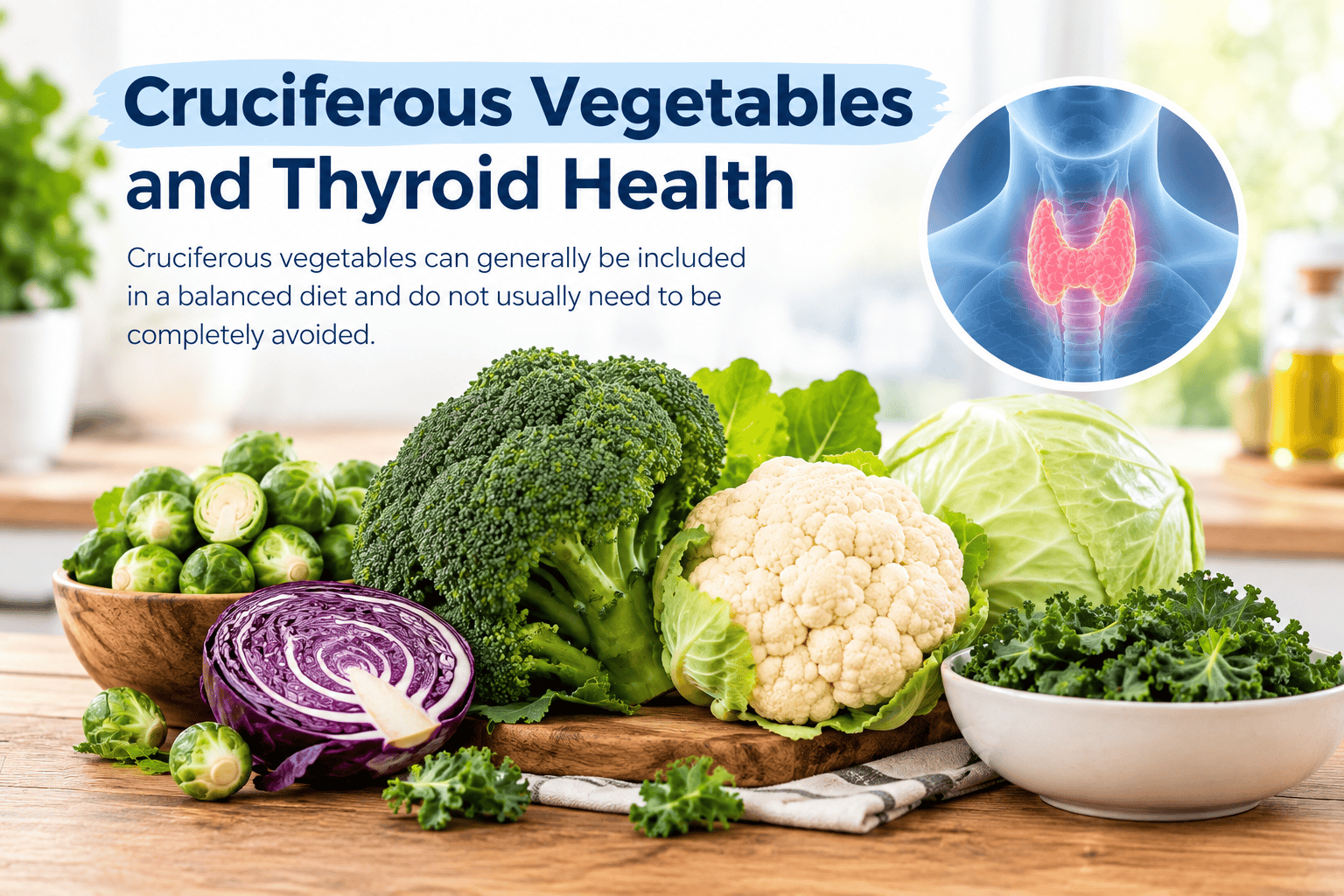 Cruciferous vegetables and thyroid health