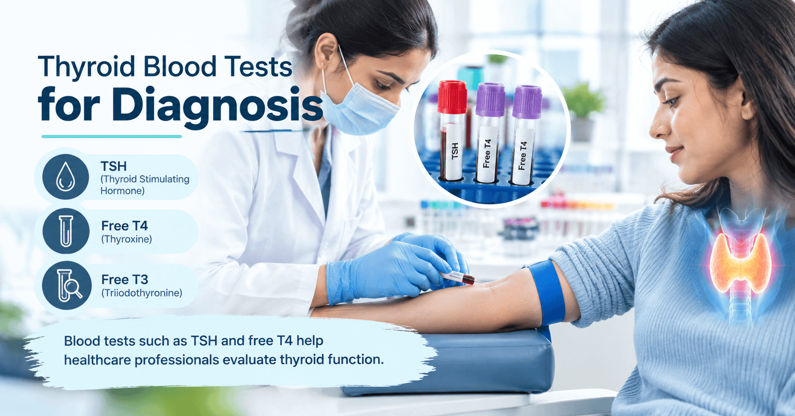 How Do I Know If I Have a Thyroid Problem through TSH and thyroid hormone blood tests