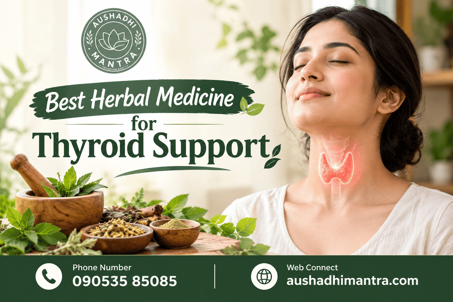 Best herbal medicine for thyroid support with natural Ayurvedic herbs